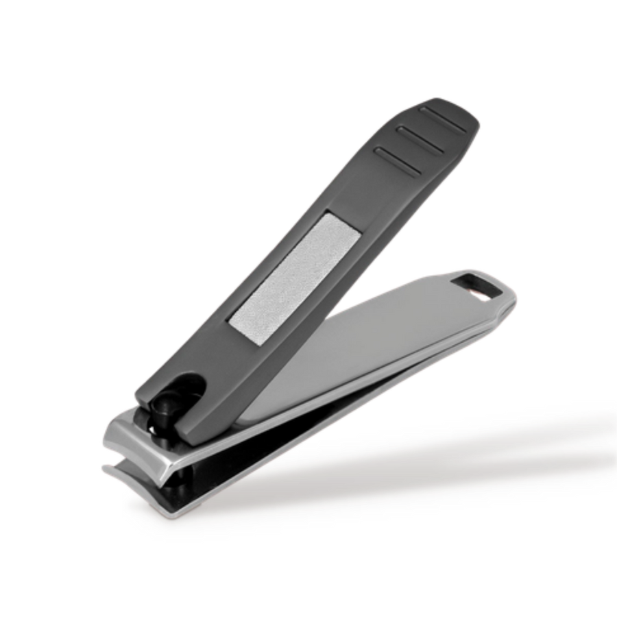 Nail clipper large with matte handle + nail file