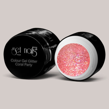 Colour Gel Glitter Coral Party 5 g