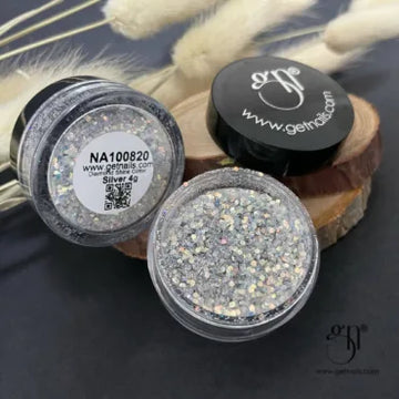Diamond Shine Glitter Silver 4g - Lovli 