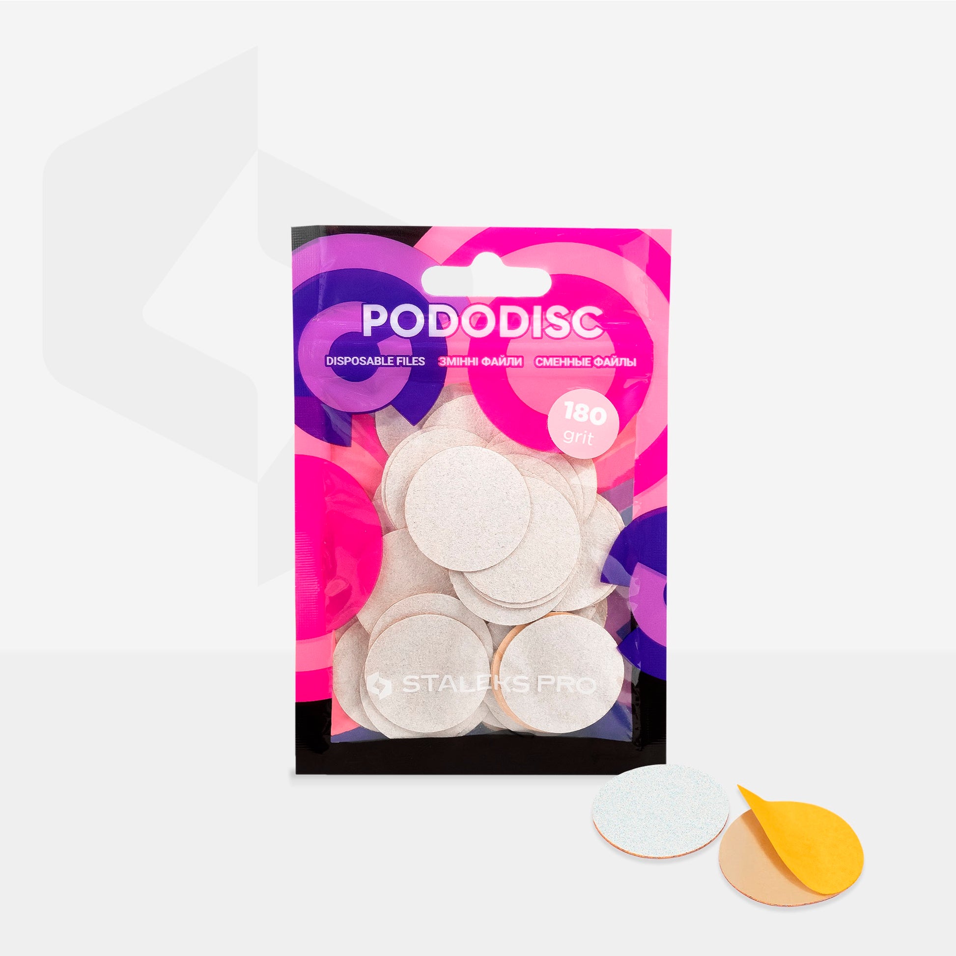 Disposable files PODODISC L EXPERT 180 (50 pcs) - Lovli 