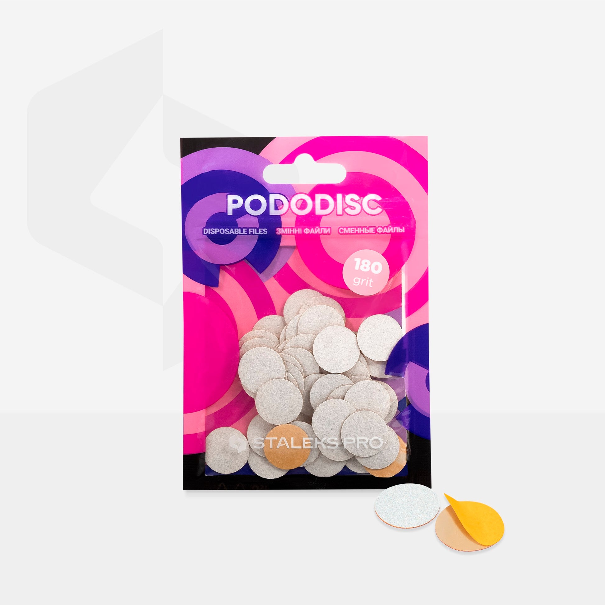 Disposable files PODODISC S EXPERT 180 (50 pcs) - Lovli 