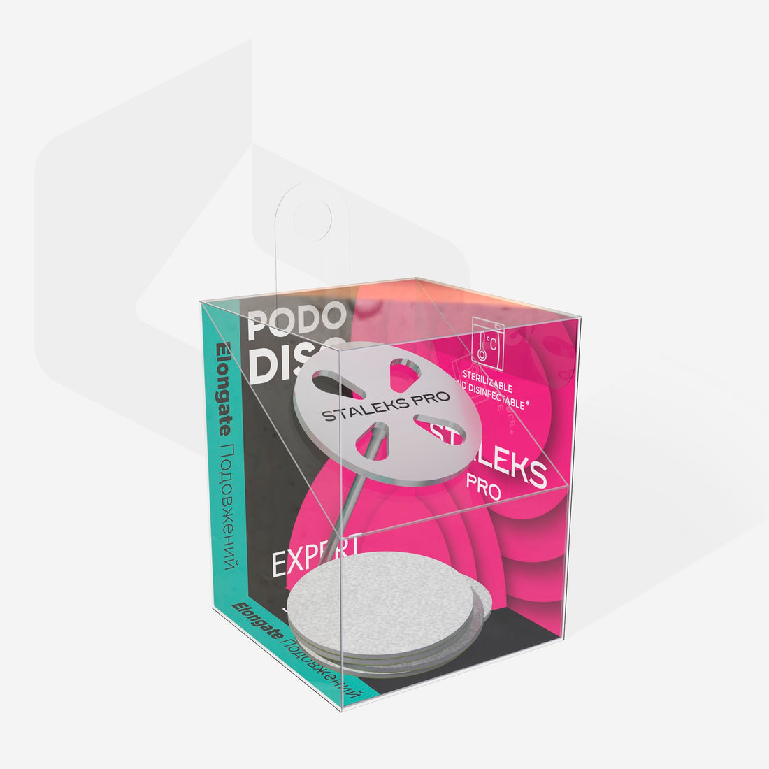 Elongated pedicure L EXPERT + files 180 (5 pcs) - Lovli 