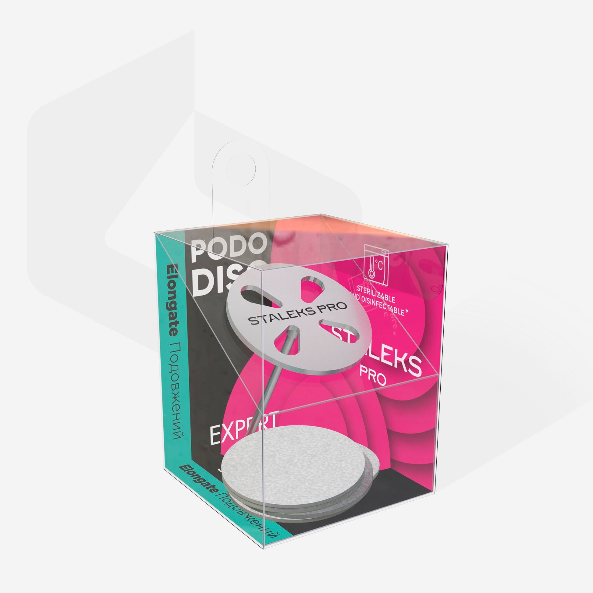 Elongated pedicure L EXPERT + files 180 (5 pcs) - Lovli 