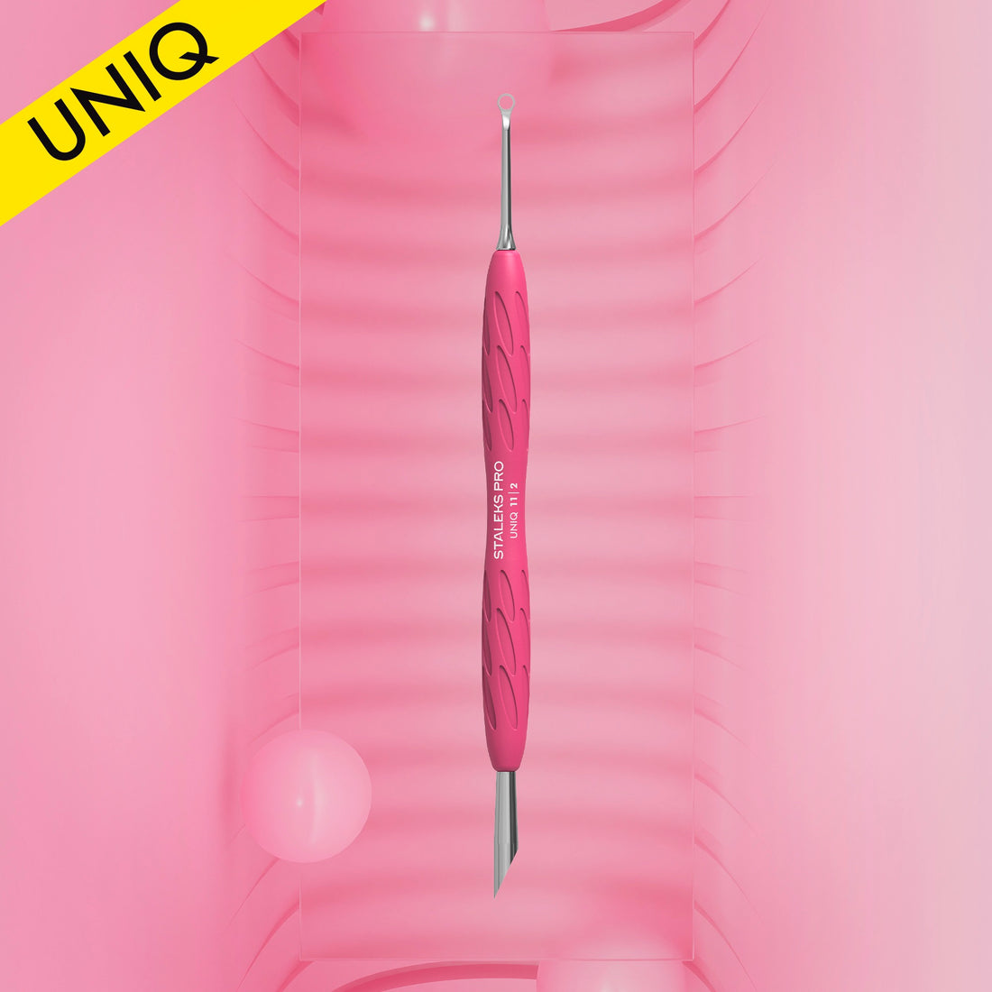 Manicure pusher Gummy with silicone handle - Lovli 