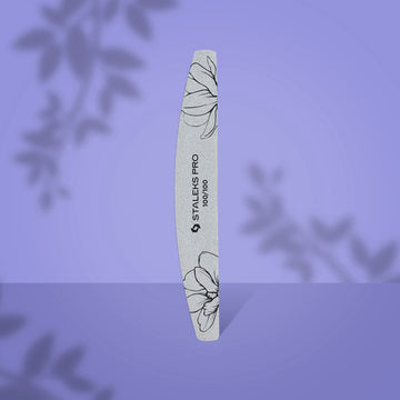 Crescent mineral nail file EXPERT 100/100 (25 pcs) - Lovli 