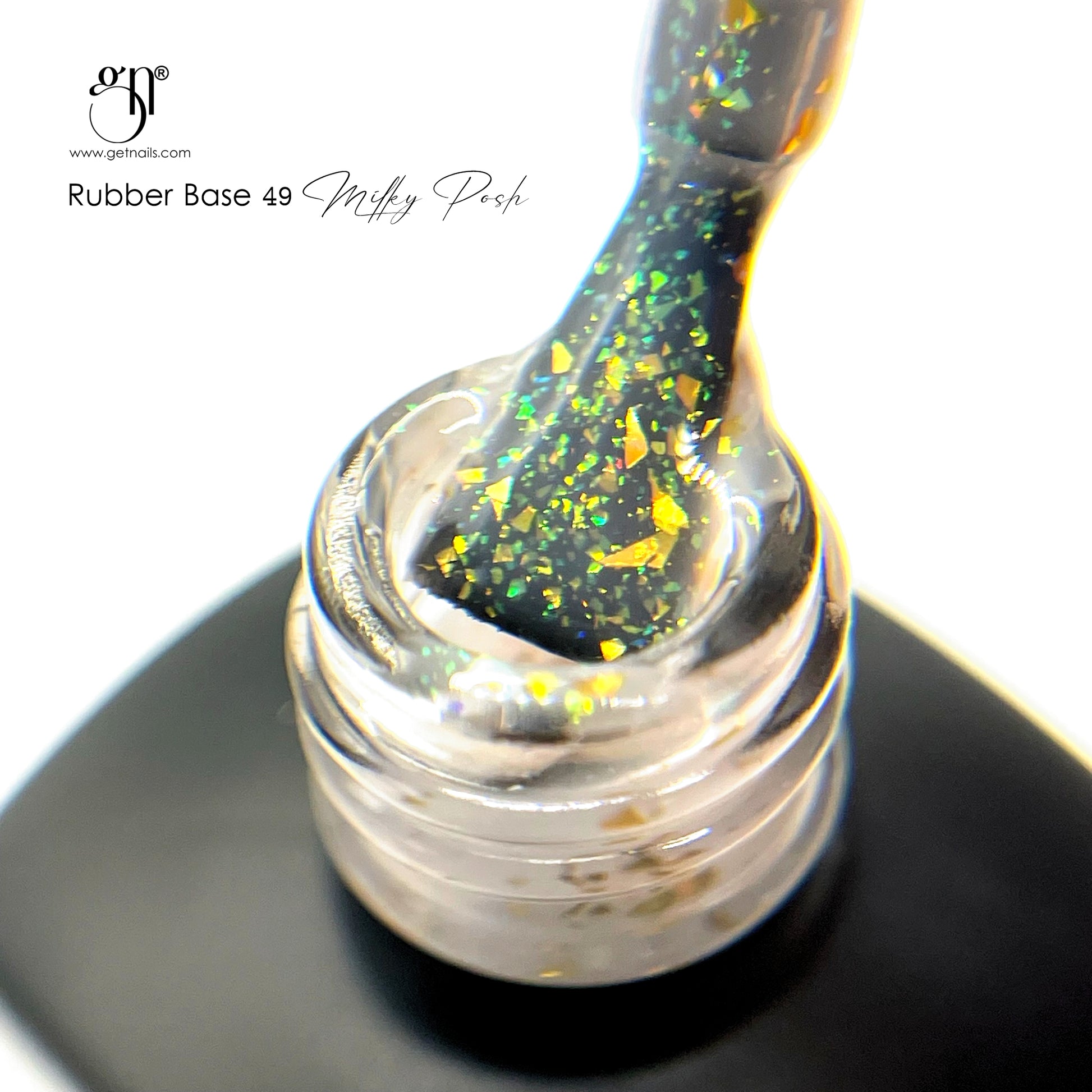 Rubber Base 49 Milky Posh 15g GN - Lovli 