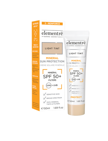 ELEMENTRE MINERAL SUN PROTECTION SPF50+ LIGHT 50ML - Lovli 