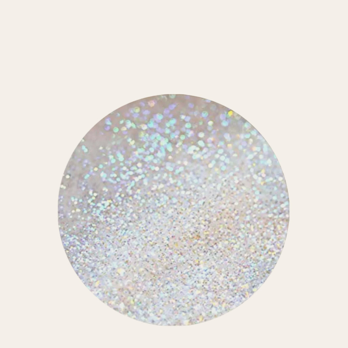 Glitter EF 102 White Iridescent Multicolour