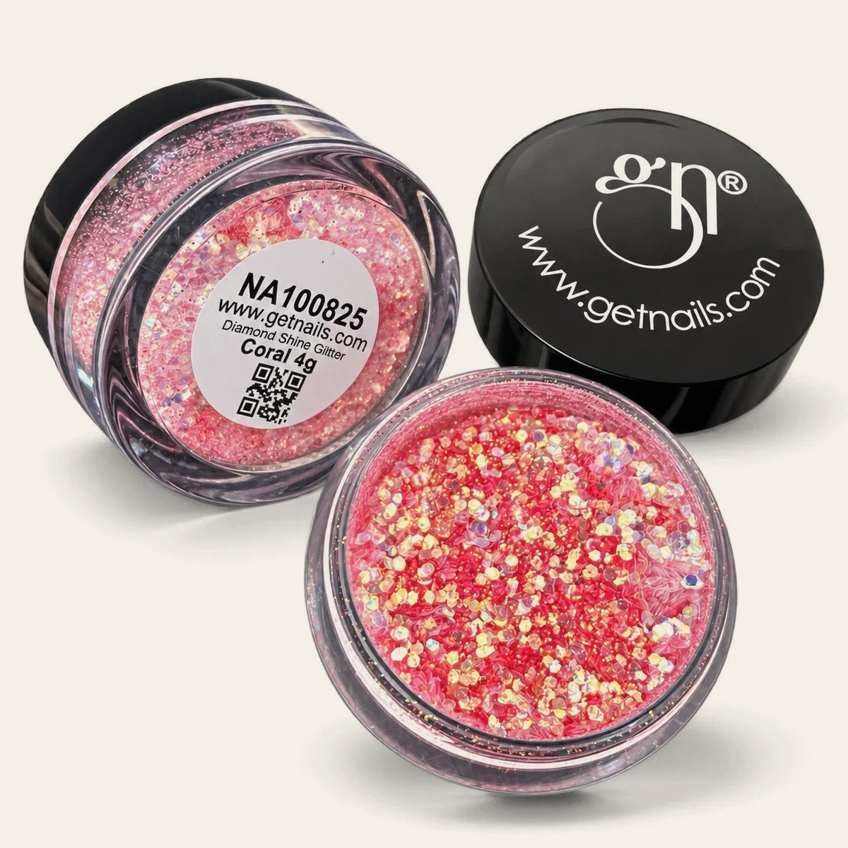 Diamond Shine Glitter Coral 4 g
