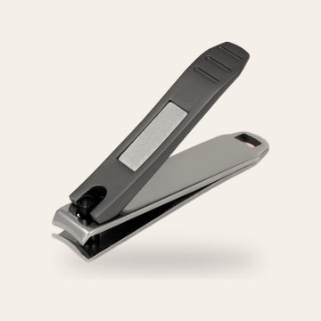 Nail clipper large with matte handle + nail file