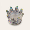 Brush stand crown crystal AB
