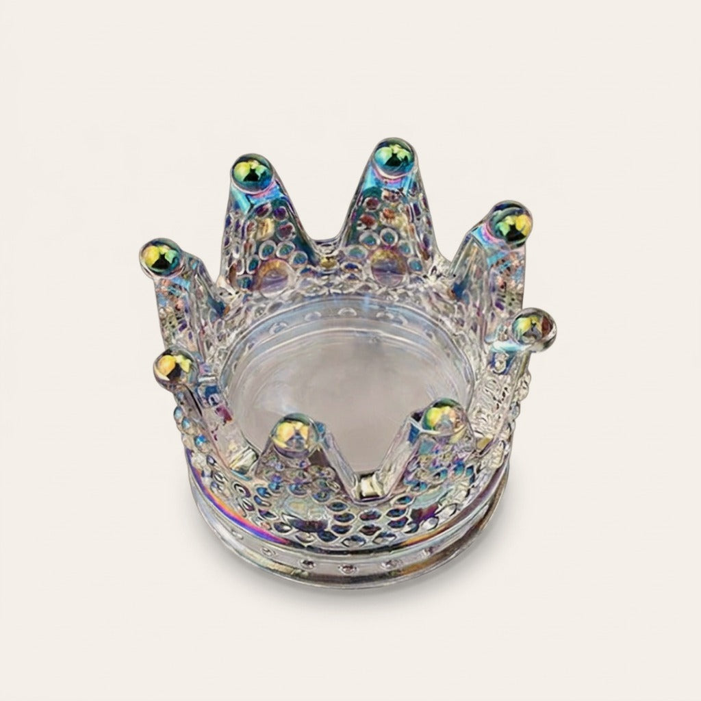 Brush stand crown crystal AB