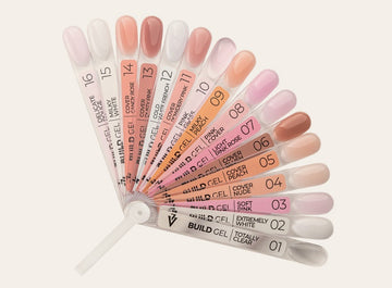 Color Chart Build Gel 01-16