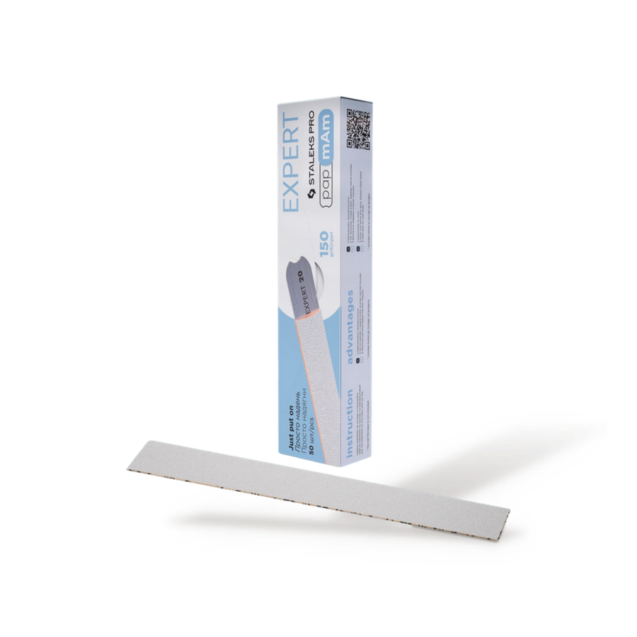 Disposable white files Expert 22 150 grit 50 st
