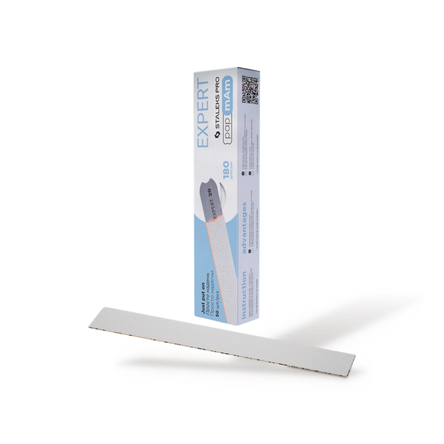 Disposable white files Expert 22 180 grit 50 st