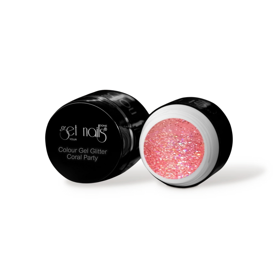 Colour Gel Glitter Coral Party 5 g