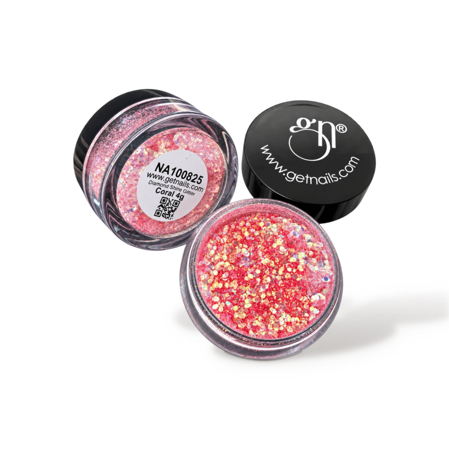 Diamond Shine Glitter Coral 4 g