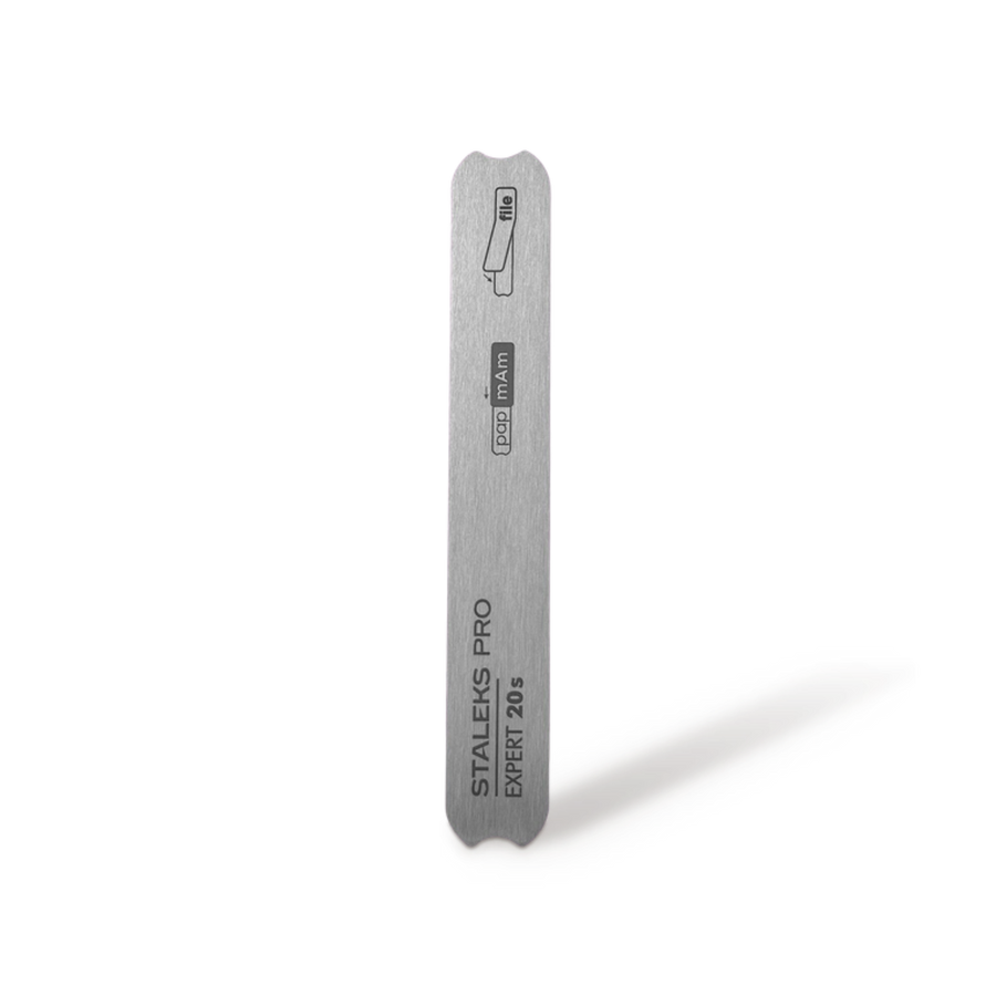 Straight metal base, nail file Expert 20s 130 mm
