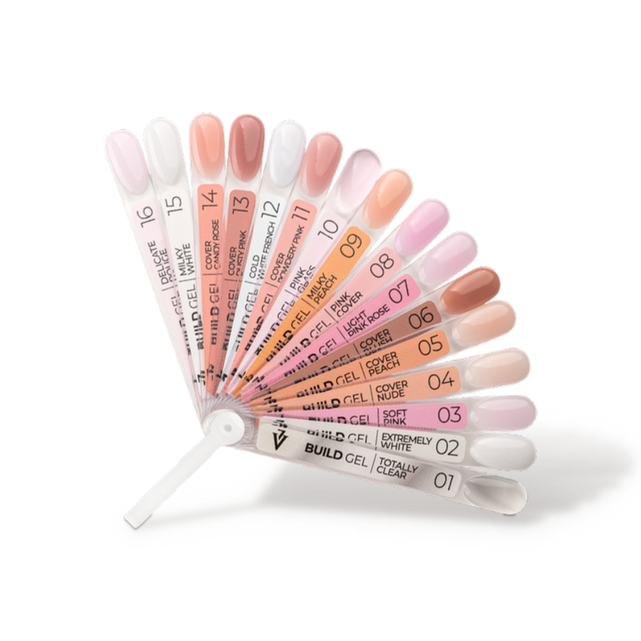 Color Chart Build Gel 01-16