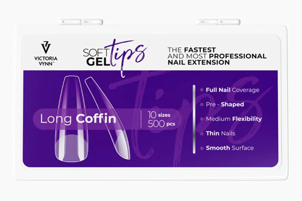 Soft Gel Tips Long coffin