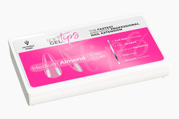 Soft Gel Tips Medium Almond 500 pcs